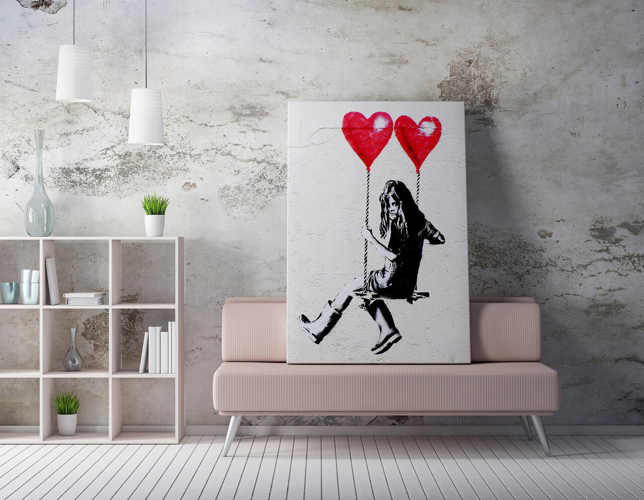 Tablou decorativ, WY01 (70 x 100), Canvas imprimat, Multicolor - imagine 6